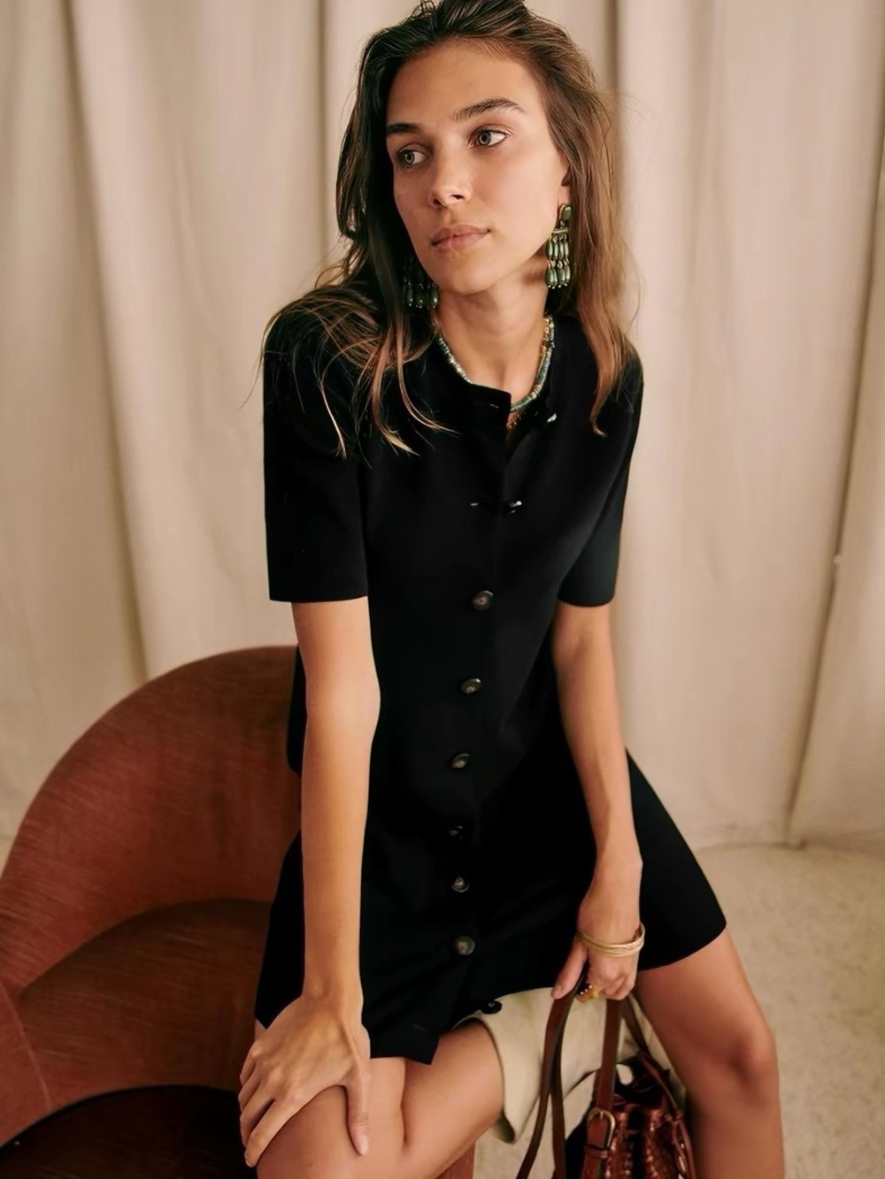 Sézane Robe Ava Sweater Dress